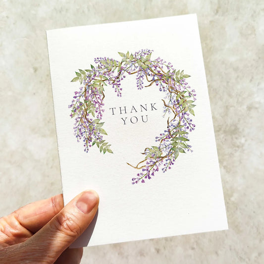 Regency Wisteria Thank You Cards