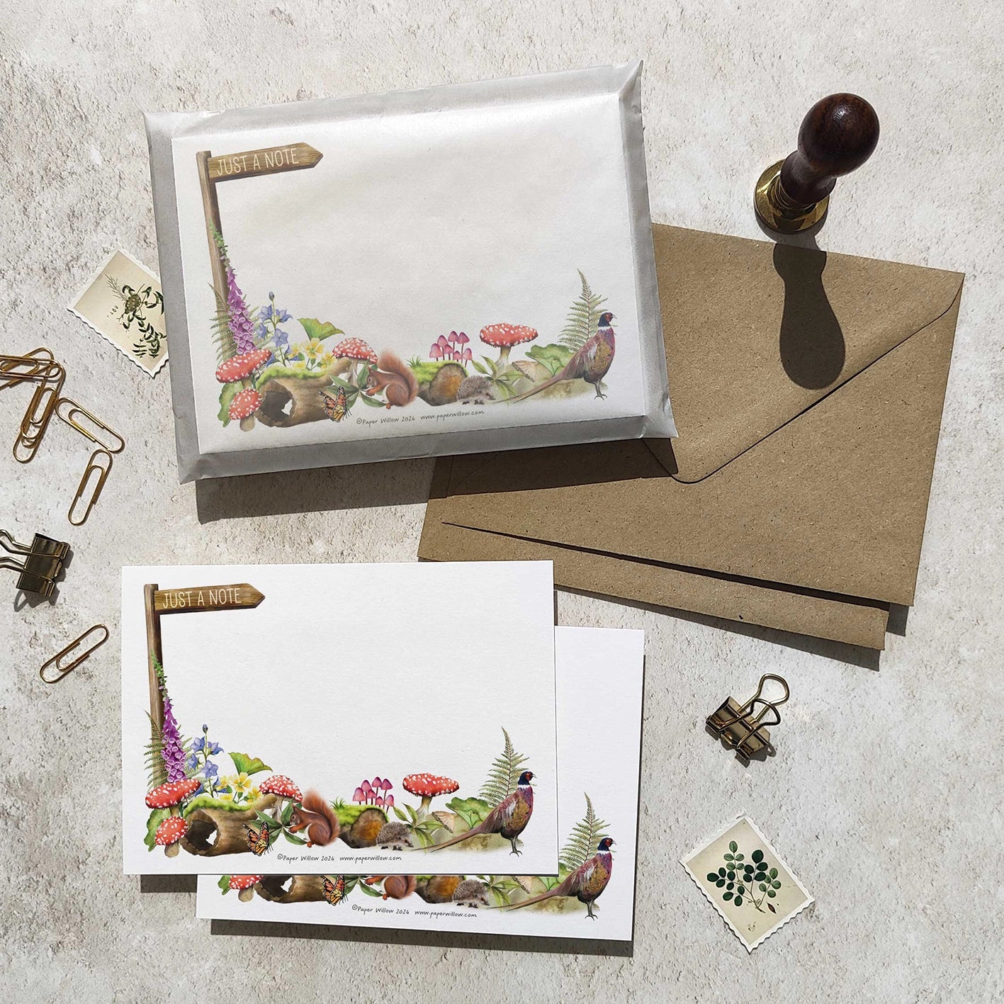 Woodland Animals Notelet Gift Set