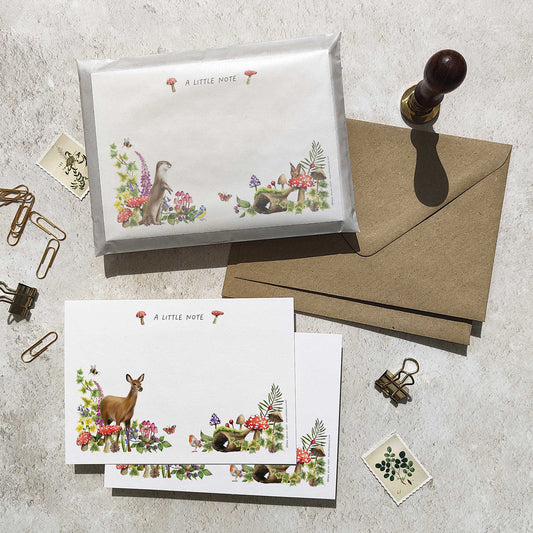 Woodland Animals Notelet Gift Set