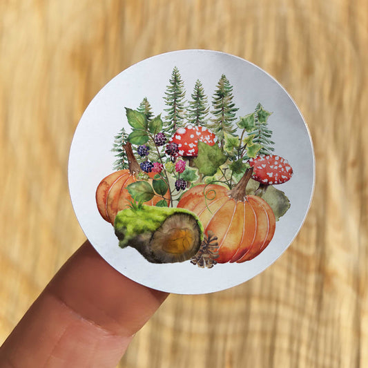 Autumn Woodland Animals Stickers (35 stickers)