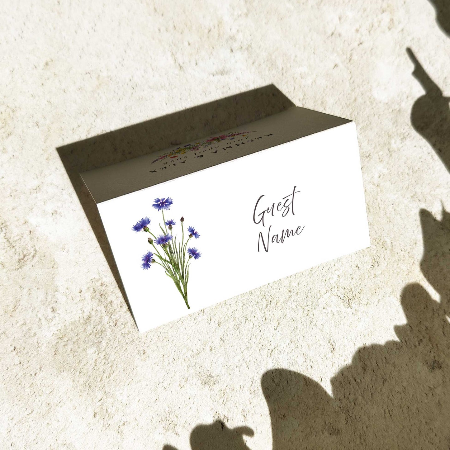 Flower Place Cards Digital File