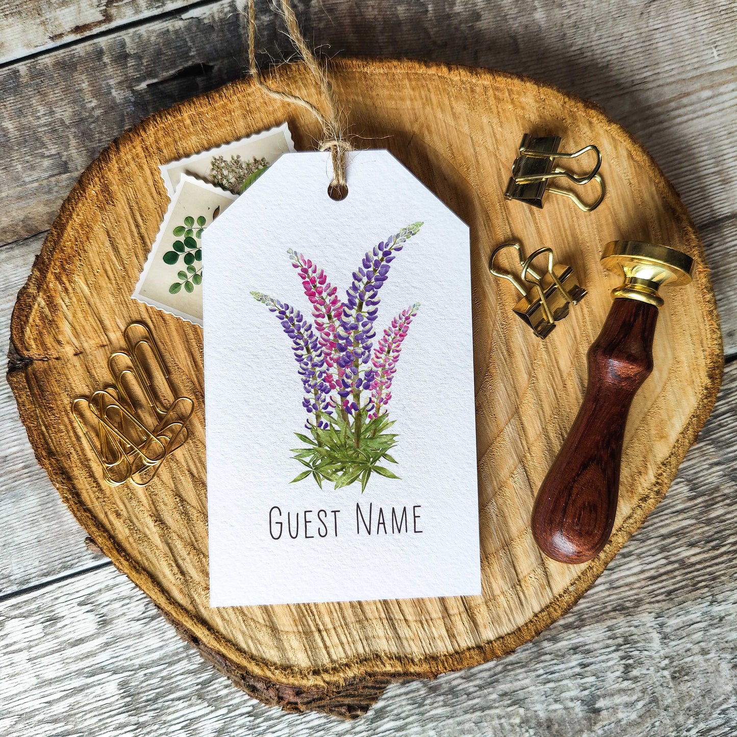 Wildflower Meadow Luggage Tags