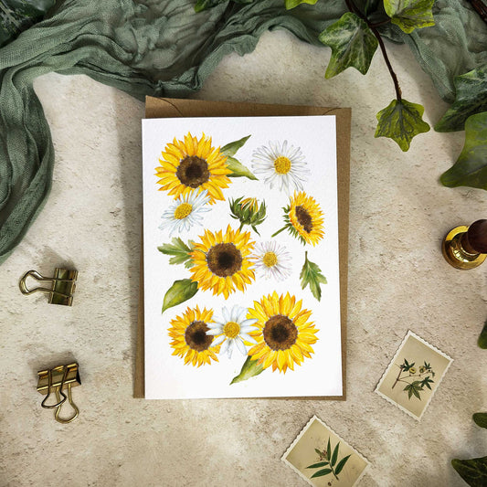 Sunflowers Note Cards & Envelopes