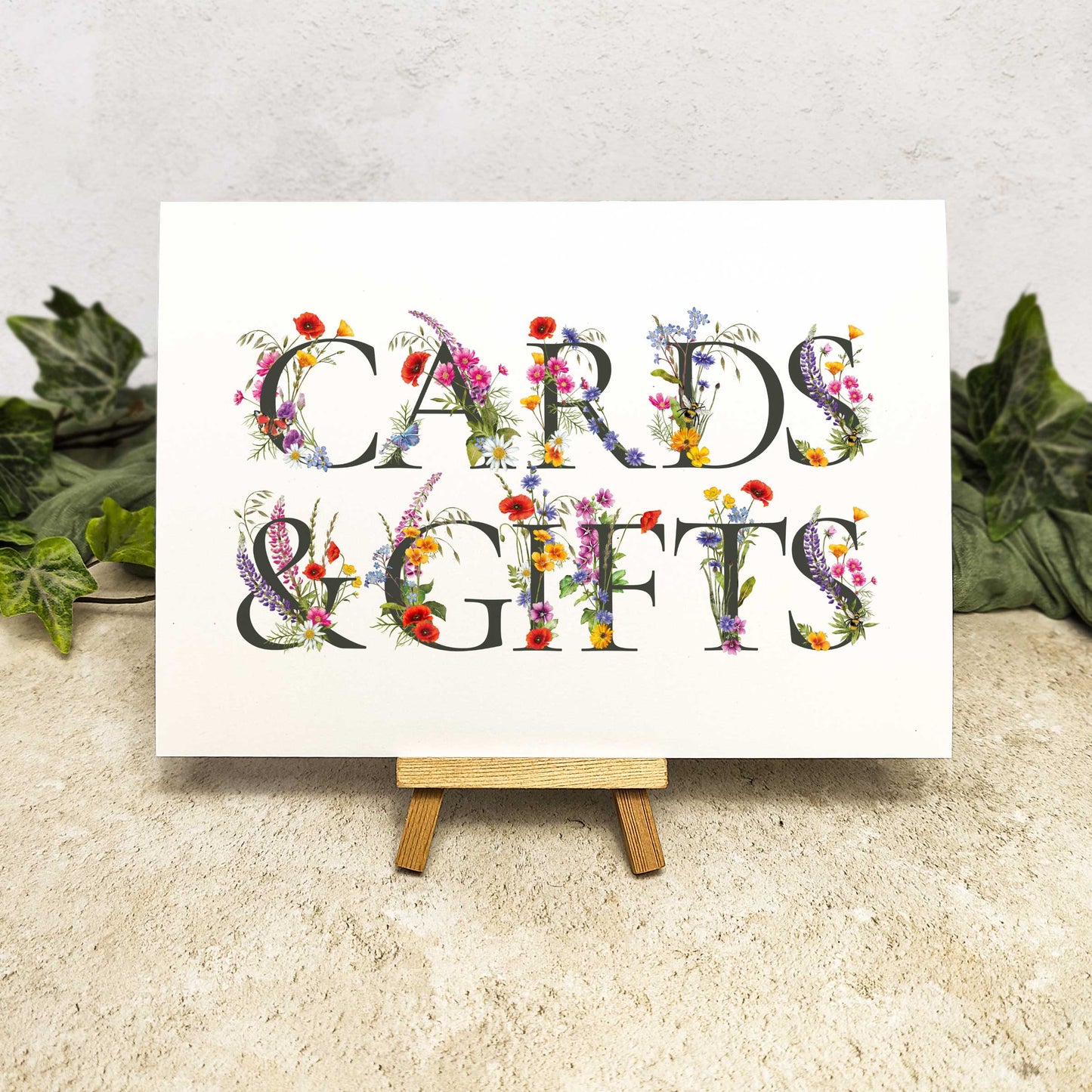 Floral Cards & Gifts Sign