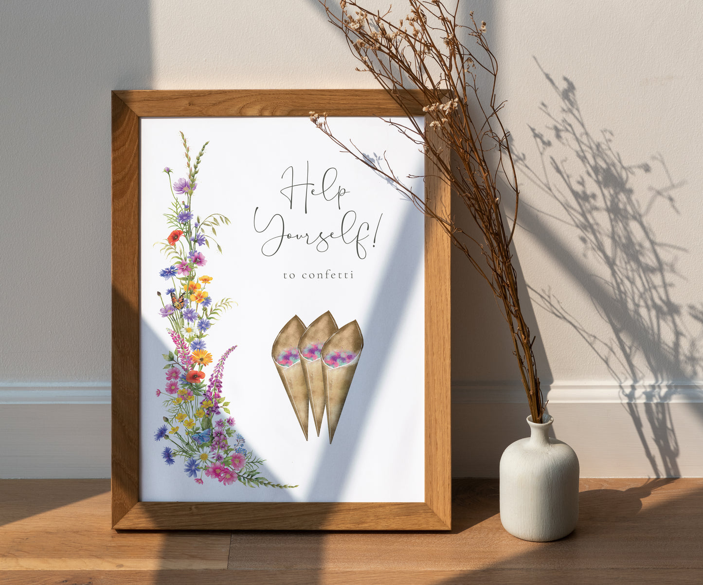 Wildflower Meadow Confetti Sign