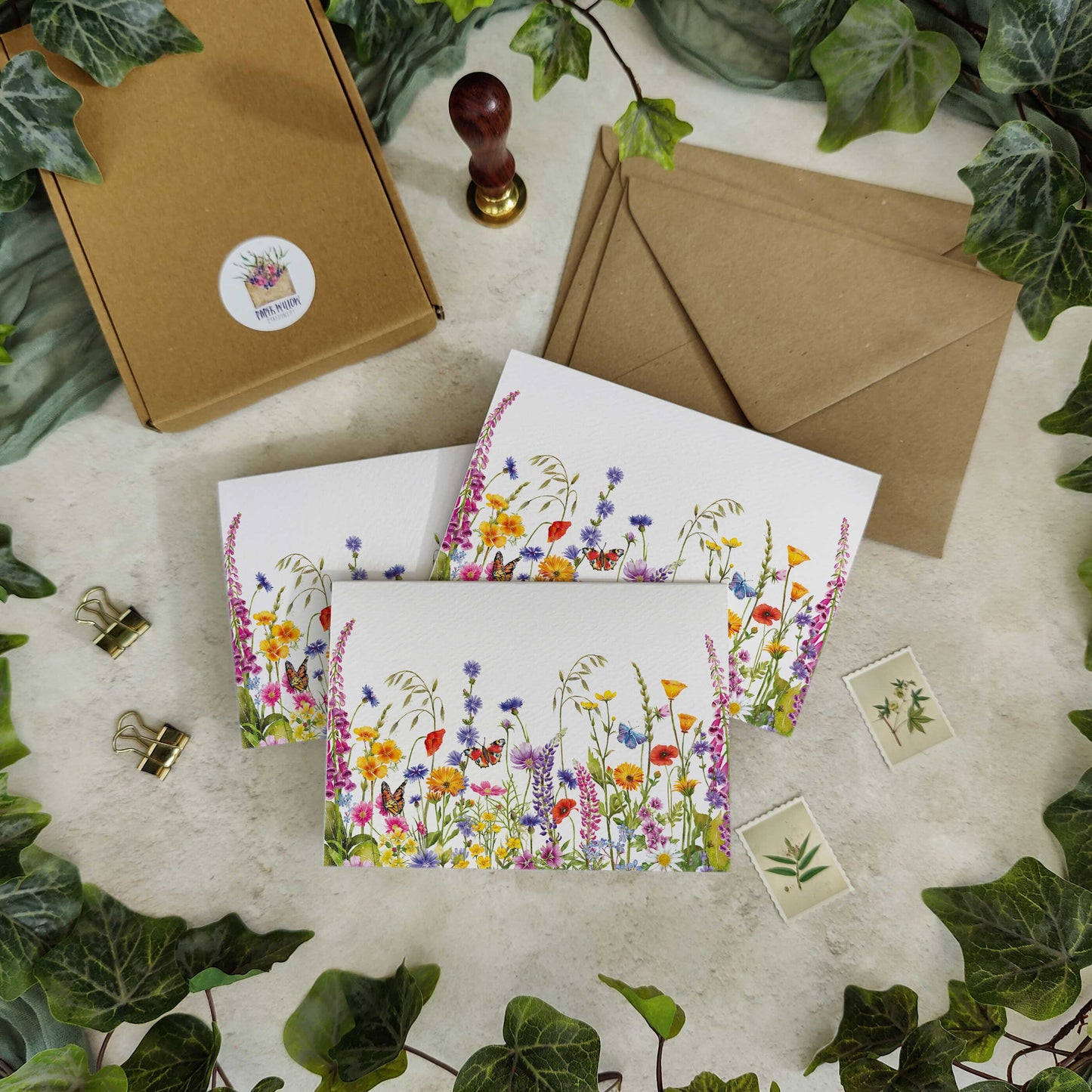Wildflower Meadow Note Cards & Envelopes